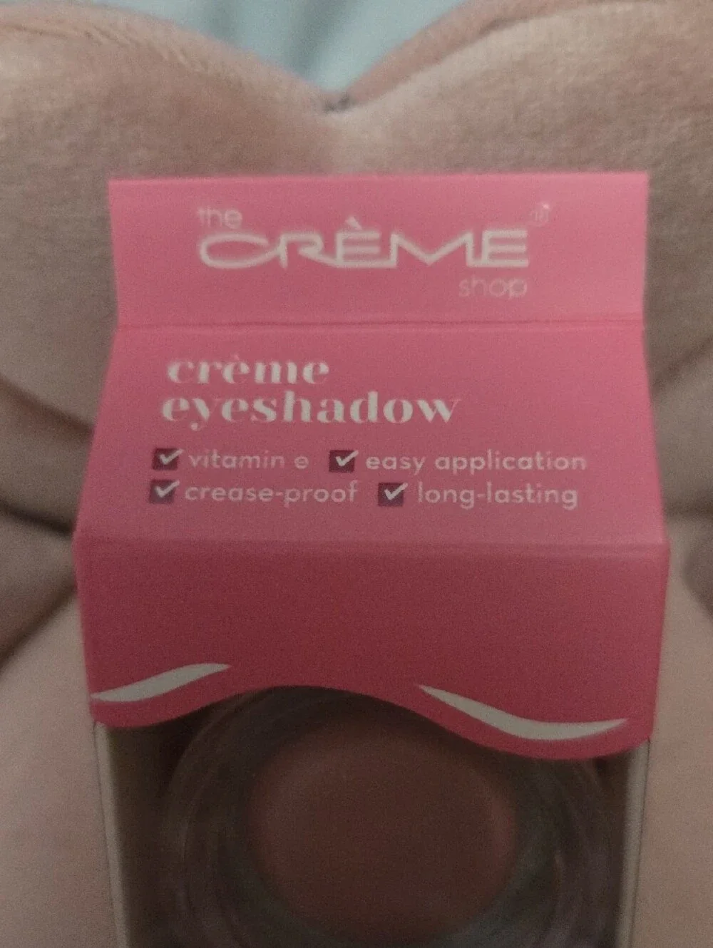 The Crème Shop Fruit Tart Cream Eyeshadow - Soft Pink NWOT